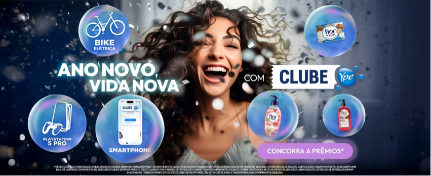 Ypê lança promoção ‘Ano Novo, Vida Nova’ com sorteios até março